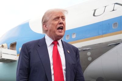 It’s great to be here, I love standing on the soil of Scotland, Trump says