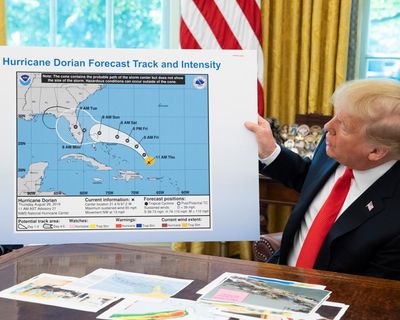 Two top Noaa officials linked to Trump’s ‘Sharpiegate’ incident put on leave