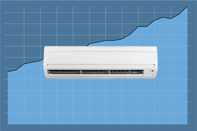 How do air conditioners work, and what is the effect on the environment?