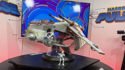 Exclusive: Hasbro's next Star Wars HasLab project is a massive, detailed LAAT/I ship from 'The Clone Wars' – here's your first look