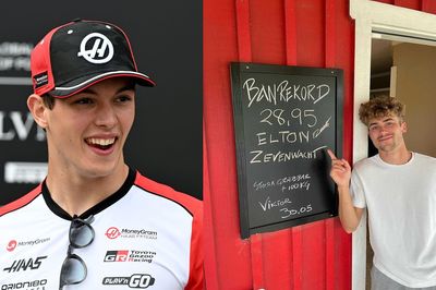 The karting record Bearman grabbed has already been reclaimed