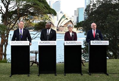 UK and Australia sign Aukus treaty to build nuclear submarines as Lammy downplays US doubts