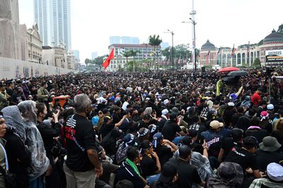 Malaysians protest rising living costs, demand PM Anwar Ibrahim step down