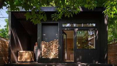 A Cold Plunge, a Sauna, and a Home Office — How This Minimalist Garden Room's Small Footprint Answers Work and Wellness Demands