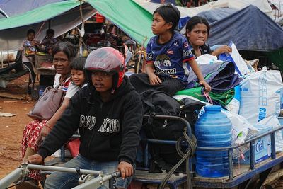 Thousands displaced as gunboats deployed in Thailand Cambodia border conflict