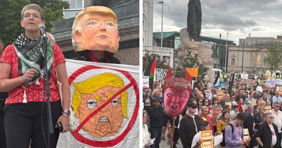 'Not in our name': Hundreds gather in Scottish cities to protest Donald Trump