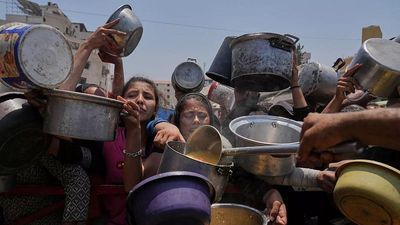 Leaders of France, Germany and the UK make new plea for ceasefire in Gaza after Saturday phone call