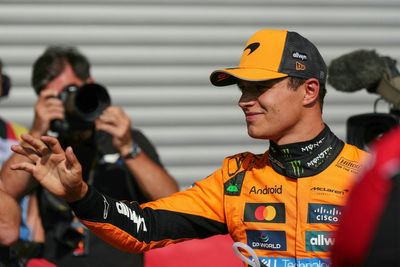 Belgian Grand Prix: Lando Norris edges out McLaren team-mate Oscar Piastri to claim pole