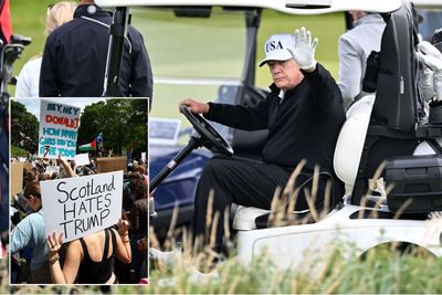 Trump Takes 5-Day 'Working Visit' to His Golf Clubs in Scotland as Epstein Controversy Boils