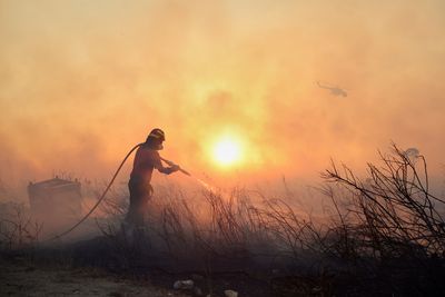 Athens suburb residents told to evacuate as wildfires in Greece spread