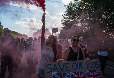 Police impose restrictions ahead of fresh protests outside migrant hotel