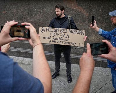Russia has also declared war on literature. Look at what’s happening and be warned