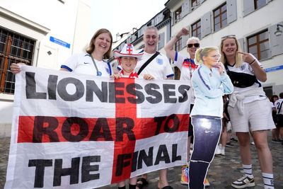 Royals lead nation in wishing England’s Lionesses good luck ahead of Euros final