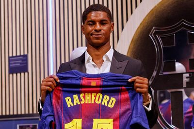 Marcus Rashford makes Barcelona debut during friendly win in Japan