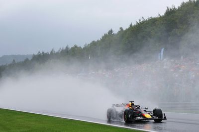 Max Verstappen criticises ‘silly’ Belgian GP suspension as heavy rain hits Spa