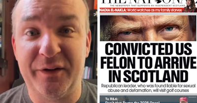 'The welcome he deserves': TikToker goes viral praising National's Trump front page