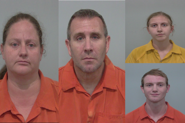Four adults accused of torturing kids by putting them in cages and spraying their faces with vinegar