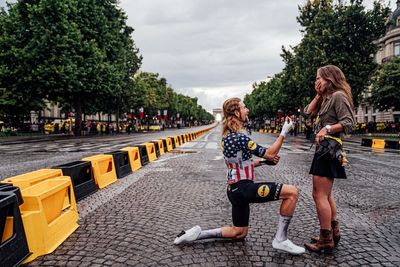 Quinn Simmons steals the show on Champs-Élysées with surprise marriage proposal