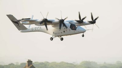 Electric Air Taxi Flies From One Airport To Another Airport