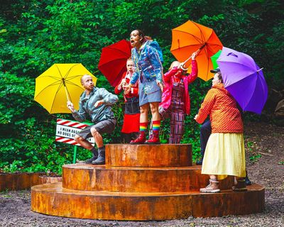 The Wizard of Oz review – fun Munchkin version with a walk-on-water Dorothy