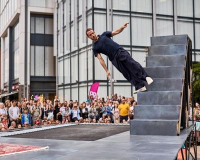 Yoann Bourgeois on his mindblowing viral stair climbing act: ‘I want to return to the spirit of childhood’