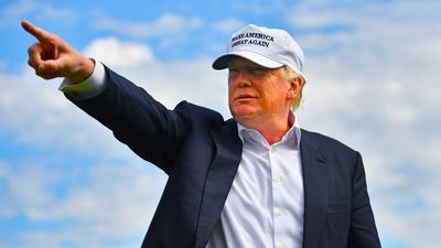 ‘Story of his life, right here’: Donald Trump caught on video cheating at golf, surprising absolutely no-one