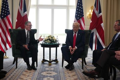 Trump speaks of ‘great love’ for Scotland and labels Starmer a ‘tax cutter’