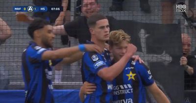 Watch as ex-Rangers striker continues impressive scoring record in Sweden