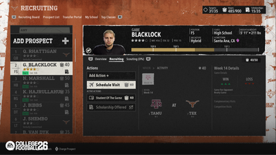 Best Recruiting Methods in College Football 26