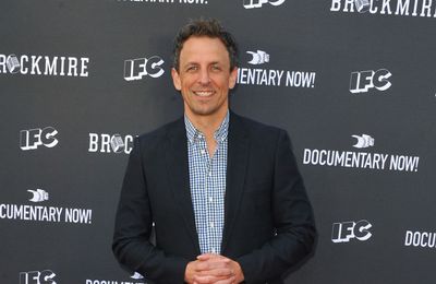 Late Night host Seth Meyers fears for his TV future