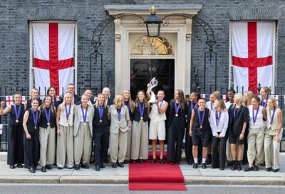 Lionesses greeted by jubilant England fans on return home after Euro 2025 victory