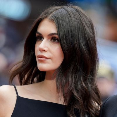 Kaia Gerber Elevates the Book Club Uniform in a Little Black Dress and $365 Ballet Flats