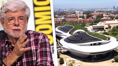 George Lucas’s futuristic-looking art museum finally treats comic books like fine art