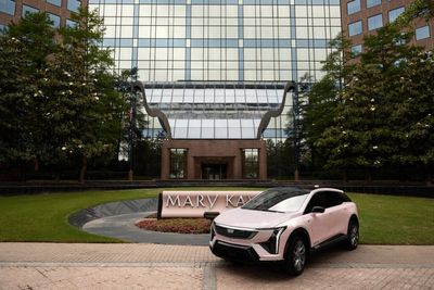 Mary Kay Iconic Pink Cadillac Goes Electric: 'Driving Into A Transformative Future'