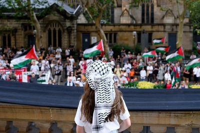 Pro-Palestine protest group says ‘we will see them in court’ after police block Sydney Harbour Bridge march