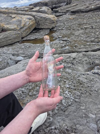 Message in a bottle found in Ireland prompts theories about Taiwanese crew