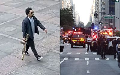 Police officer among four killed as gunman opens fire at New York skyscraper