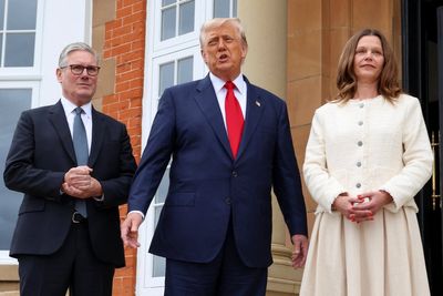 Voices: Lady Starmer deserves better than putting up with ‘banter’ from Donald Trump