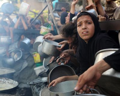 The starvation of Gaza is shameful. Crippling sanctions on Israel are needed