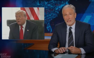 Jon Stewart on Trump’s Epstein scandal: ‘How do you expect the media to move on, when Trump has such a hard time doing so?’
