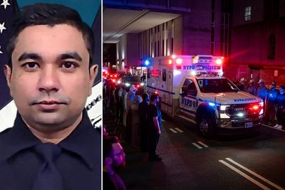 Father of cop slain in NYC shooting had stroke when he was told, according to report