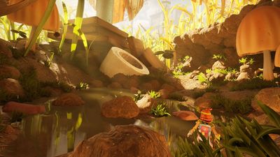 Grounded 2 has gorgeous lighting — the atmosphere pulls me in even more than the first game