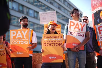 NHS lessens impact of doctors’ strike as fewer take to picket lines