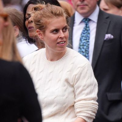 Princess Beatrice Goes Casual in a Farm Rio Skirt as She Brings Baby Athena in Public for the First Time