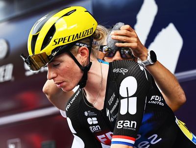 'A big relief to feel good' – Neck pain improves through Tour de France Femmes stage 4 as Demi Vollering now takes it day by day