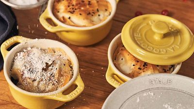 My air fryer dessert hack is on sale – these tiny Staub cocottes are the trick to the easiest single-serve sweet treats