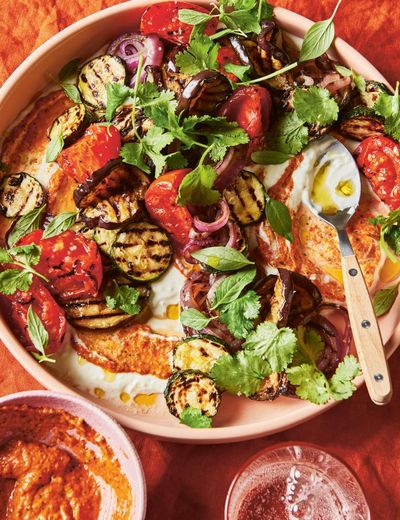 Melon salad and Georgian-style grilled vegetables: Alice Zaslavsky’s recipes for barbecue-friendly sides