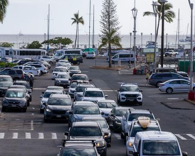 ‘Prepared for a long stay’: tsunami alert triggers mass evacuations across Pacific