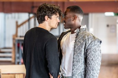 First look at Ncuti Gatwa and Edward Bluemel in 'ferociously sexy' new play Born With Teeth