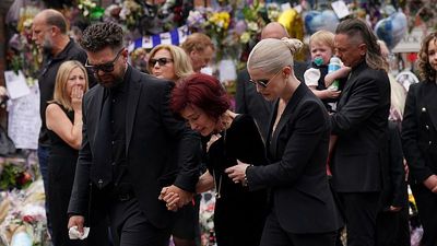 In Pictures: Birmingham honours Ozzy Osbourne as hearse passes through his hometown